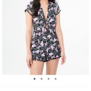 Aeropostale Floral Romper